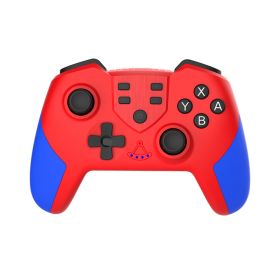 Wireless Bluetooth Gamepad With Macro Programming With Wake-up Vibrating Gyroscope (Option: Mary red)