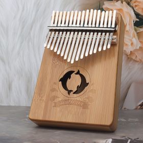 Thumb Piano Kalimba 217-tone Finger Piano For Beginners Getting Started Musical Instrument Kalimba Finger Piano OEM Customization (Option: Bamboo dolphin)