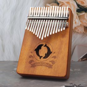 Thumb Piano Kalimba 217-tone Finger Piano For Beginners Getting Started Musical Instrument Kalimba Finger Piano OEM Customization (Option: Mahogany Dolphin)