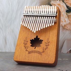 Thumb Piano Kalimba 217-tone Finger Piano For Beginners Getting Started Musical Instrument Kalimba Finger Piano OEM Customization (Option: Mahogany Maple Leaf)