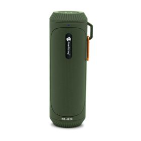 Waterproof subwoofer flashlight (Color: Green)