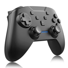 Wireless Wake-up Burst SwitchPRO Bluetooth Transparent Lighted Gamepad (Option: Black-USB)